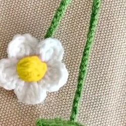 Handmade Crochet Rearview Mirror Decor