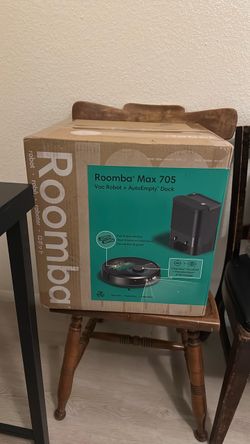 New Roomba in box max 705 model MSRP $900 moving sale check out other listings