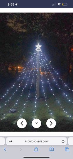 Christmas Decorations Star Water Fall