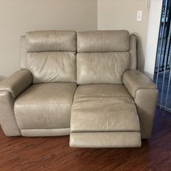 Beige Love Seat 