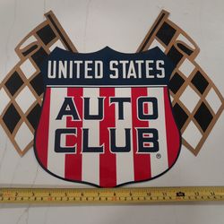 United States Auto Club Sticker