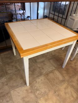 Table and chairs