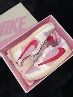 Travis x Jordan 1 low “ Tropical Pink “ Size 10