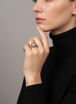 Vintage Silver tone ring