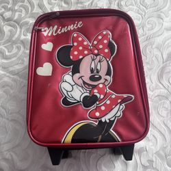 Minnie Mouse Suitcase Luggage For Girls 