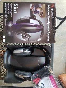 5 in 1 Wireless headphone system.