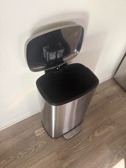 Stainless stainless steel automatic garbage can