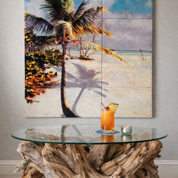 Wall Art 'Lovers Key' Tile Art