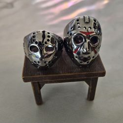 Jason Vorhees Mask Rings Size 11 Stewart&Nellis Pick Up 