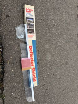 Vintage NOS Deflector Shield Clear 760 7" x 60" Bug / Road Debris