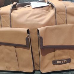 Riffty Canvas Travel Bag 3 in 1- Coyote Brown