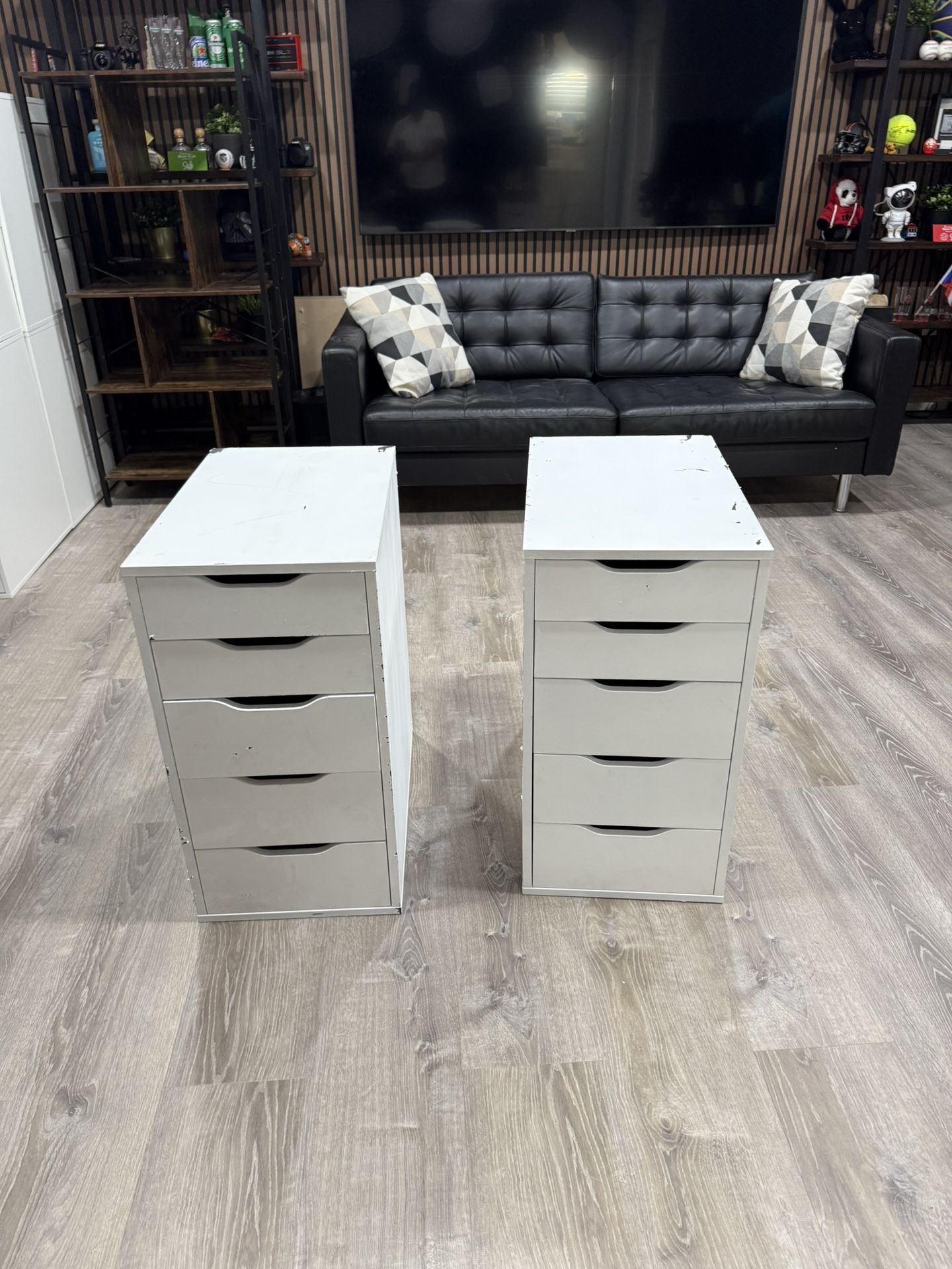 2 Ikea Alex Drawers