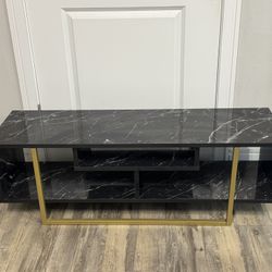 Wayfair Black & Gold Tv stand 