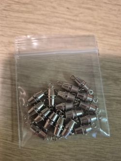 screw in clasps for necklases 16 of them  and 1 bag of findings