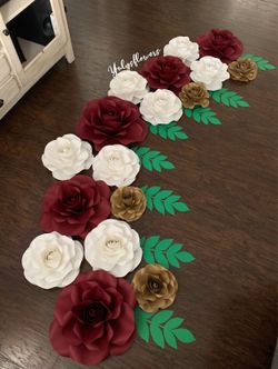 Paper flowers 🌸 Flores de papel