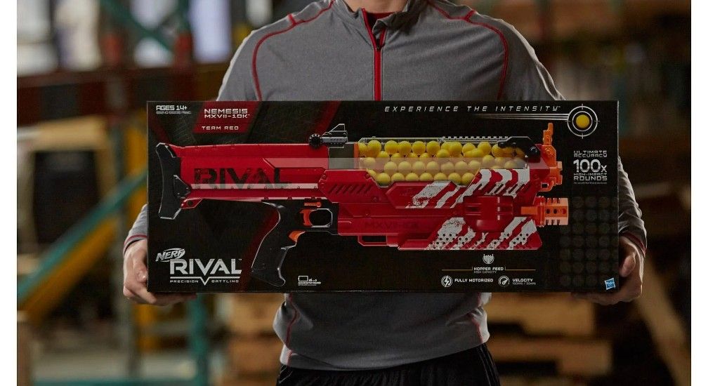NERF Rival Nemesis MXVII-10K Team Red - Retired, Brand New 100 Rounds
