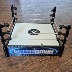 WWE Superstar Ring With Spring-Loaded Mat