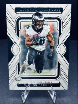 2024 Panini National Treasures - Saquon Barkley #80 /99