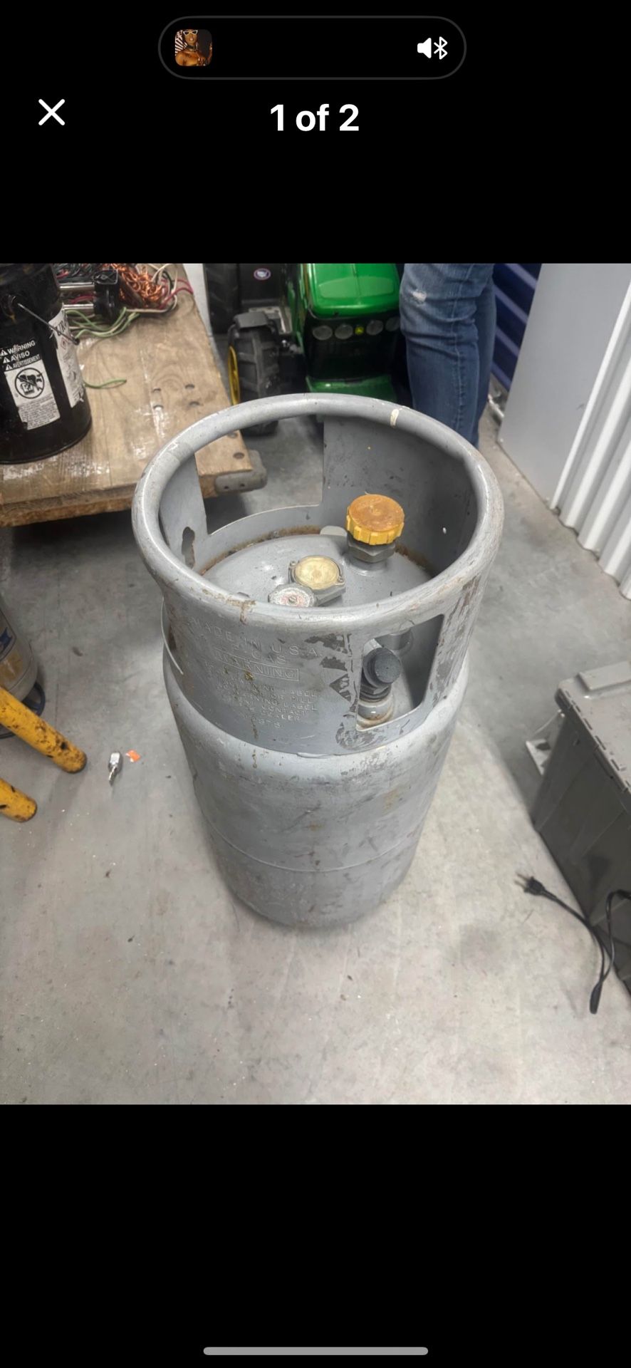 Forklift/equipment Propane Tank