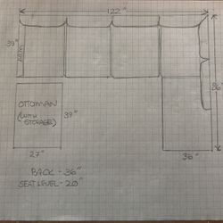 Sectional With Storage Ottoman And Chase Lounge 