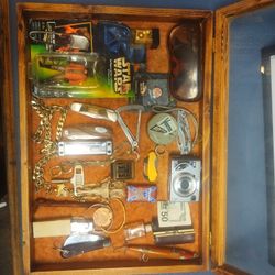 Display Case With Contents