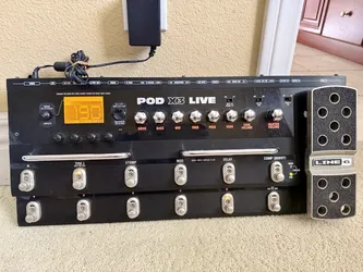 Line 6 POD X3 LIVE Mult -Effects Pedal Tested