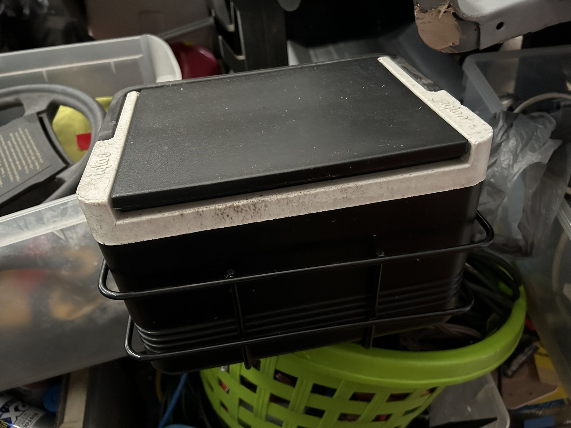 Ego Golf Cart Cooler used with mounting bracket
