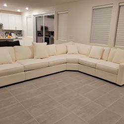 White Sectional Sofa Couch