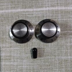 Cool Set Of Guitar Knobs And A Switch Tip