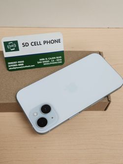 iPhone 15 Blue 128 GB Unlocked For Any Carrier | Store Pick Up Only