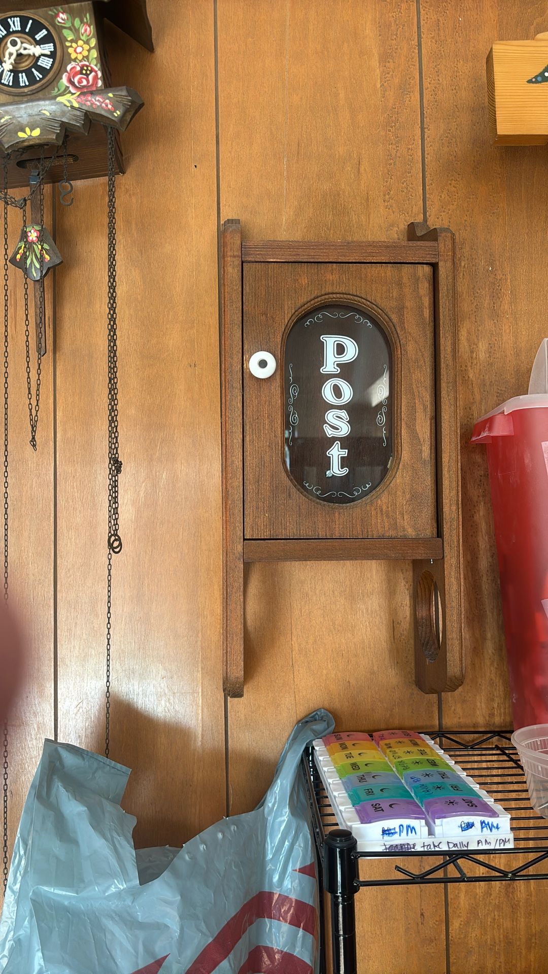 Wall Decor Storage Post