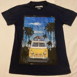 Tony Hawk youth medium 10/12 t-shirt skateboard VW Bug beach California beach navy blue shirt great condition. 60% cotton 40% polyester.. 22’ inches l