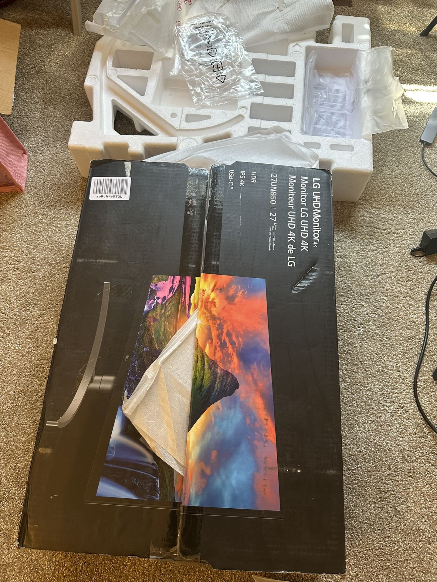 LG 27 Inch Monitor BOX Only