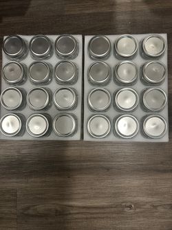 Tebery 24 Pack Home Glass Mason Jars with Silver Metal Lids and Bands, 7.6 OZ Wide Mouth Glass Canning Jars for for Canning, Preserving, Meal Prep, Ov
