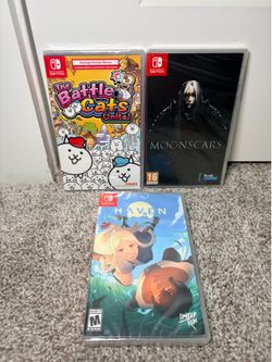 Sealed Nintendo switch games