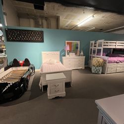 White Twin Bedroom Set