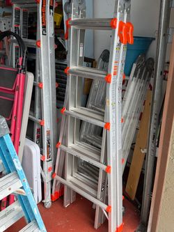 Little Giant Ratchet Leveler Multi-Position Ladder