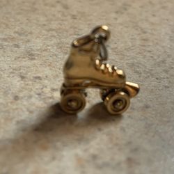 Vintage Monet Skate Pendant 
