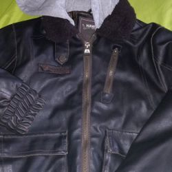 In Exallant Clean Condition Boy's  Real Leather Jacket Size 10-12 Clean Condition $30