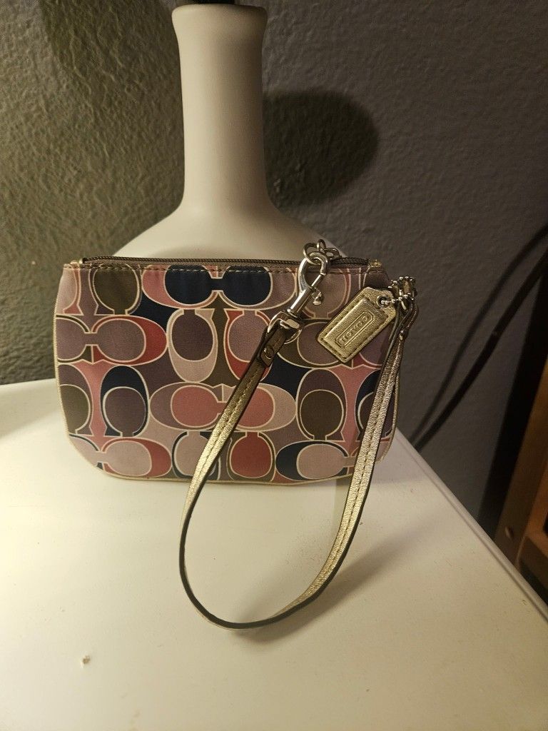 Vintage Coach Wristlet