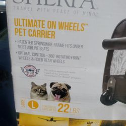 Cat Dog Carrier On Wheels