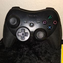 PowerA PlayStation 3 PS3 Wireless Controller BLACK 1427441-01 - NO USB DONGLE $10.00