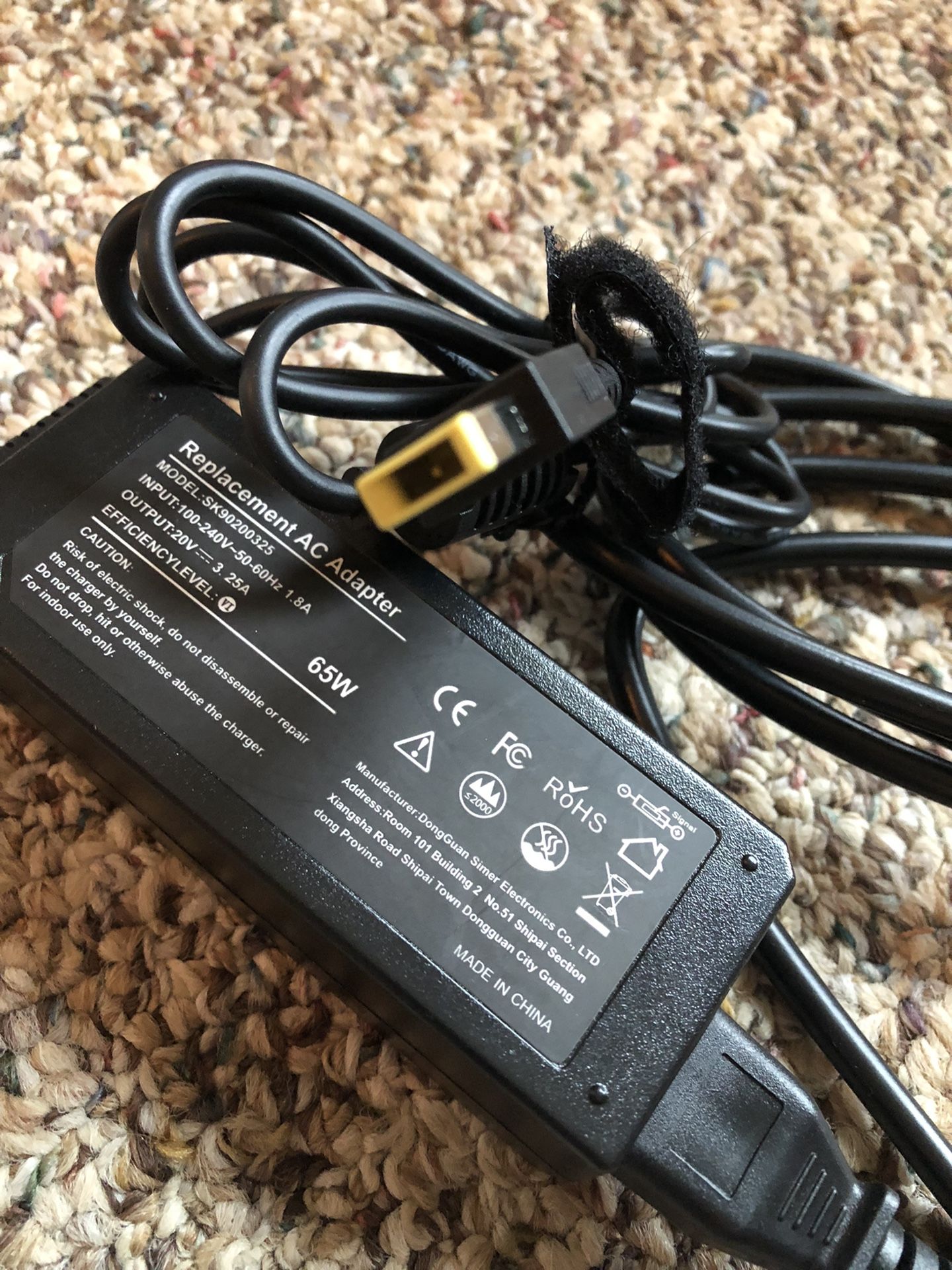 Replacement AC Adapter for Lenovo
