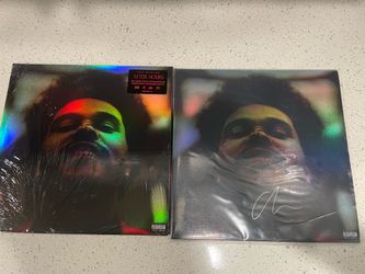 The Weeknd After Hours 2xLP Signed Holographic Vinyl Sealed