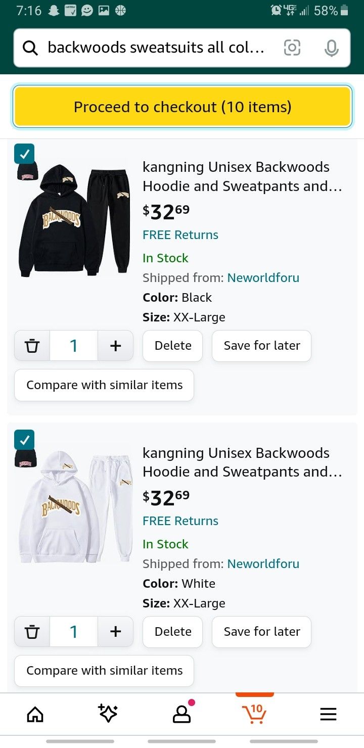 7 Backwoods Out Fits Brand New 3 X But Runs Small