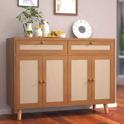 Kitchen Buffet Cabinet With Storage Sideboard 
