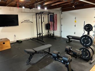 REP Fitness - Full home gym set up.