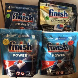 Finish Dishwasher Tablets $3 Each