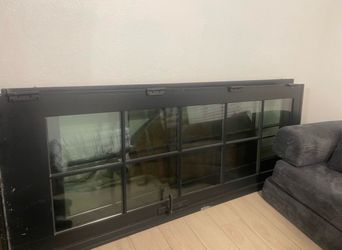 Heavy metal Glass doors