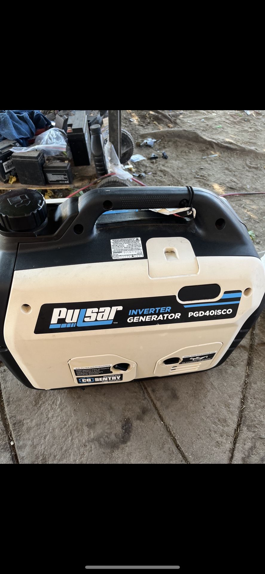 Pulsar PG2300iS 2,300W Portable Super Quiet Gas-Powered Inverter Generator with USB Outlet & Paralle